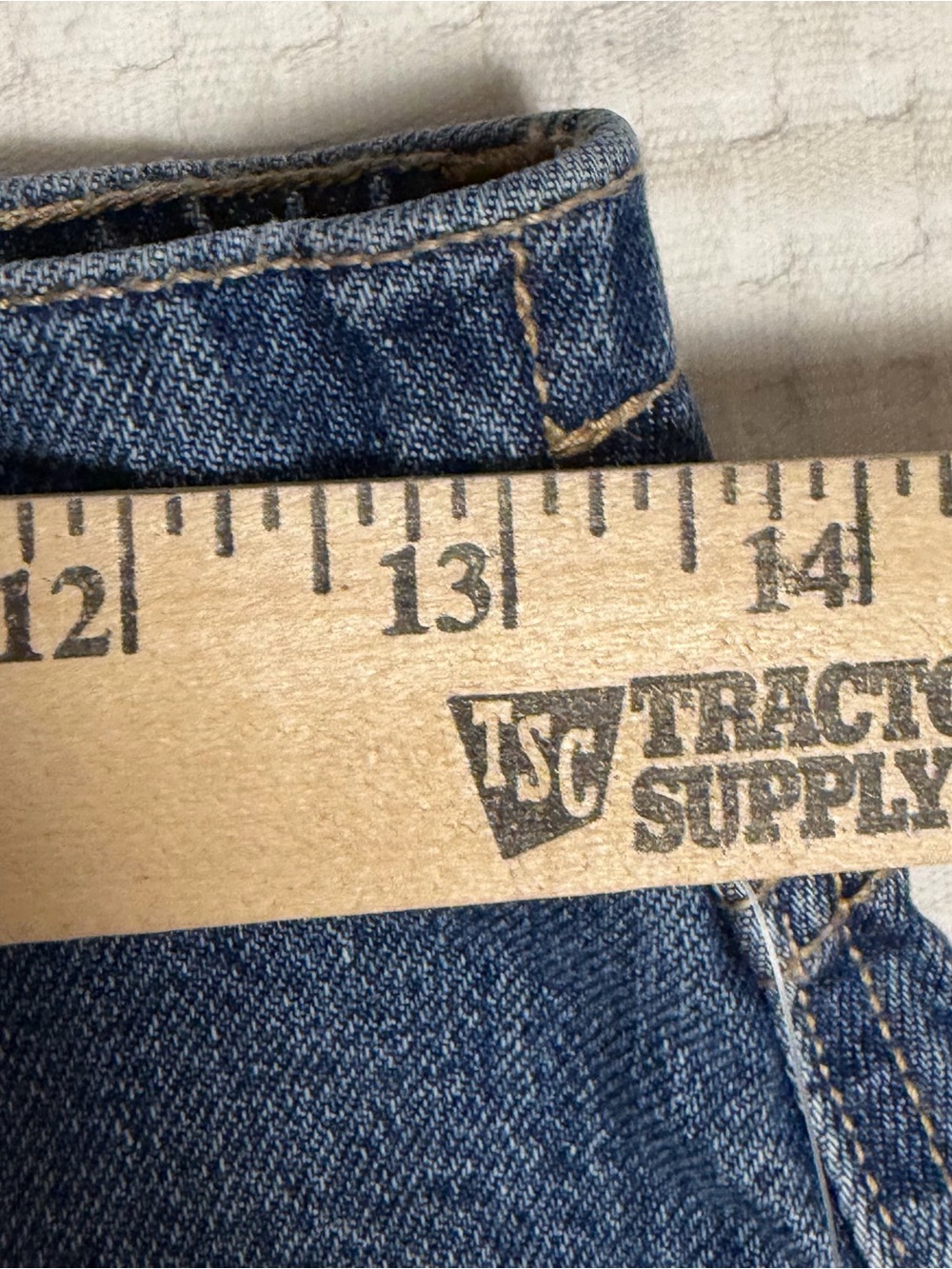 Old Navy Girls Blue Denim Jean Skirt XXL(18) Pockets Back Elastic Waist NWT - Picture 5 of 6